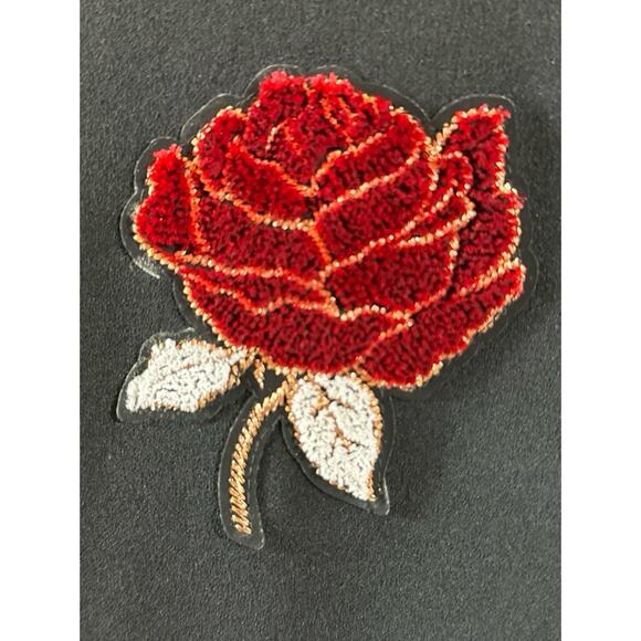 Ginger long sleeved A line dress with dragonfly Rose embellishments size xxsmall - Picture 8 of 12